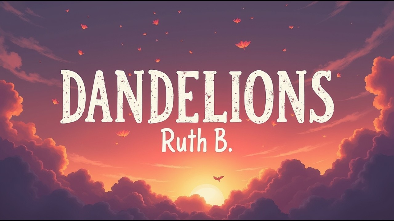 Dandelions Ruth R Dandelions – Ruth B. (Lyrics) | Hoping My Heart Leads Me to You ...