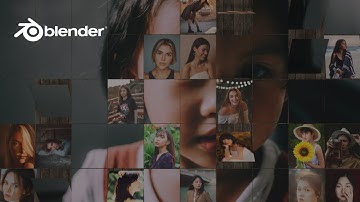 AE『blender 2.9』チュートリアル29 Revolve Photo Slideshow in Blender EEVEE |