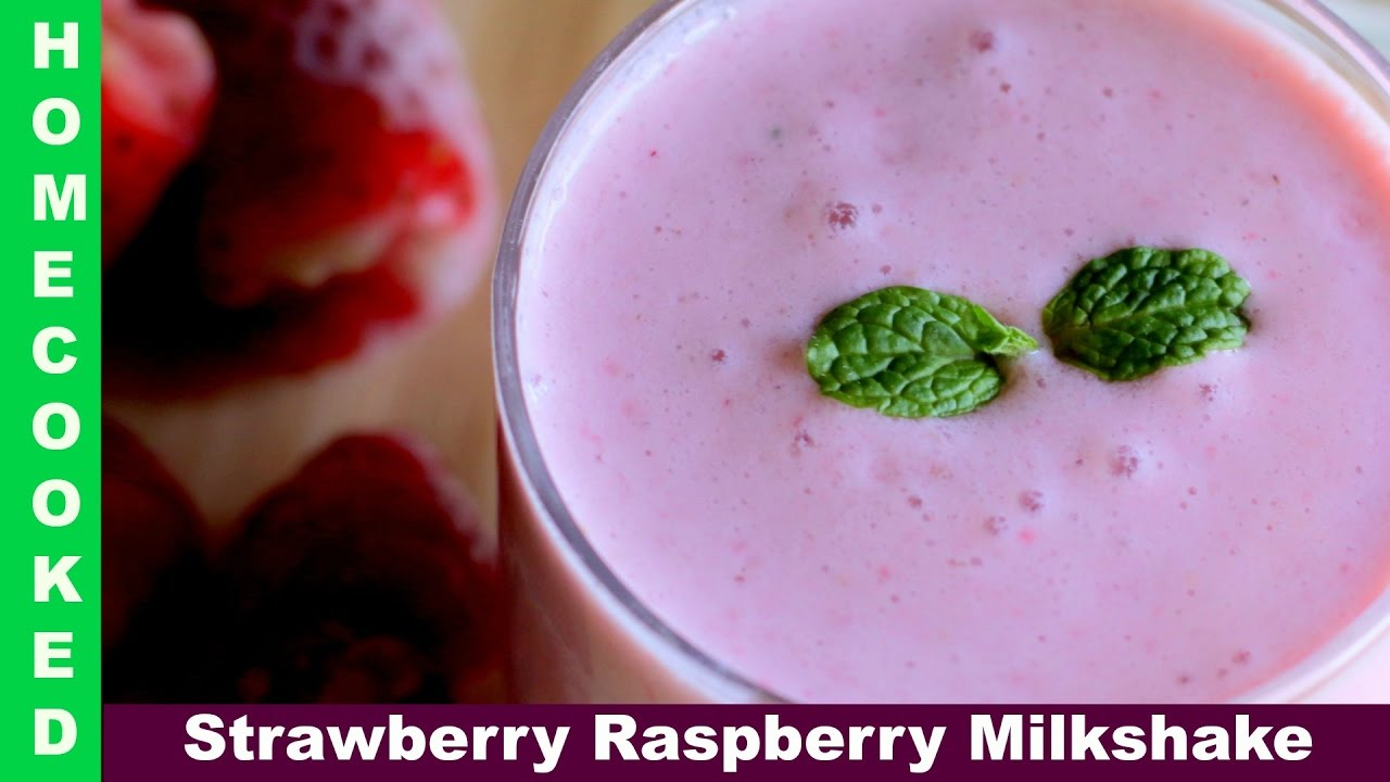 Healthy Strawberry Raspberry Smoothie How to Make Pink Smoothie for