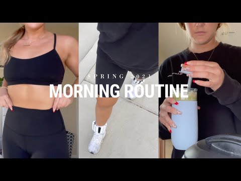 REALISTIC + HEALTHY COLLEGE MORNING ROUTINE | SPRING 2021