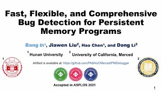Fast, Flexible, and Comprehensive Bug Detection for Persistent Memory Programs