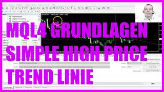 MQL4 TUTORIAL GRUNDLAGEN - 89 SIMPLE HIGH PRICE TREND LINIE