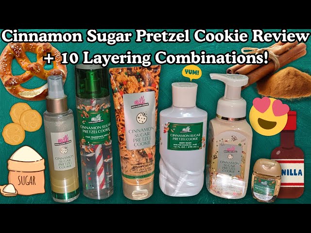 Review) 🥨Cinnamon Sugar Pretzel Cookie ·Milk Bar x Bath & Body