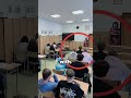Did that girl skip class right in front of the teacher!?