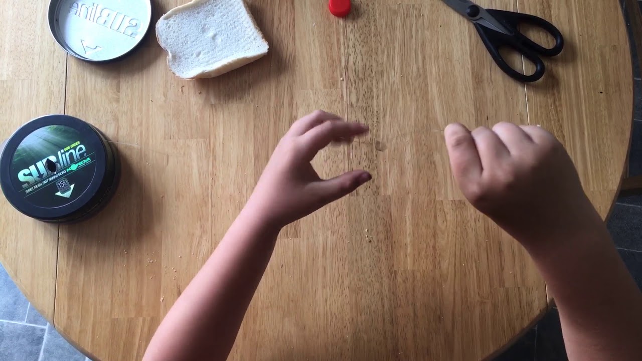 Simple free line bread rig for carp