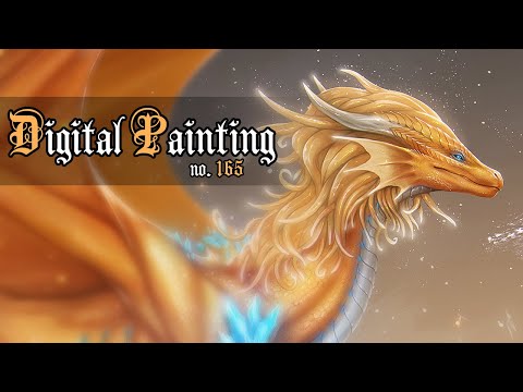 ☆ DANCE WITH DRAGON GF PROTO SAMPLE ☆ ✨ Syha'h the Golden Lady Dragon✨ // Digital painting no. 165