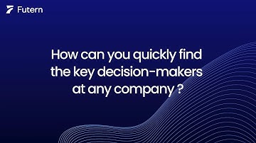 How to Find Decision-Makers FAST (60s Sales Hack)