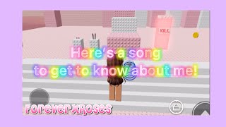 Here’s a song to get to know about me!  || foreverxroses
