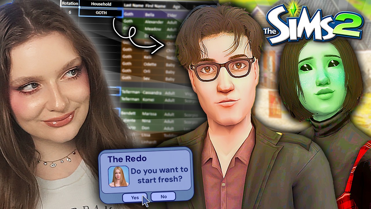 Starting a NEW Sims 2: Pleasantview rotation (it's already a mess)