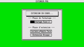 ATARI ST DISK FORMATTER EXTENDER In 1987 COPY COPIER Copy COPIER STE