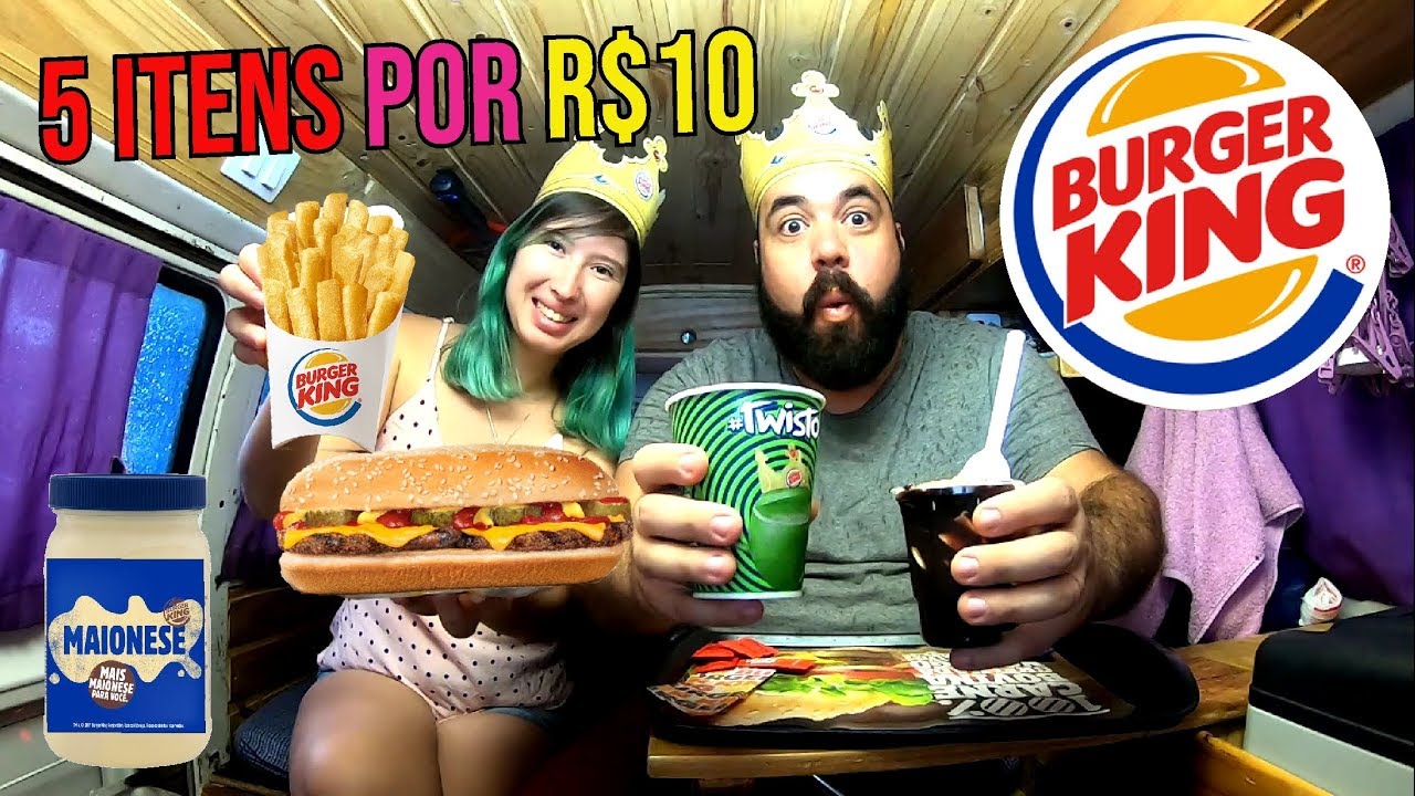 COMO COMER 5 ITENS por APENAS R10,90 no BURGUER KING YouTube COMO COMER 5 ITENS por APENAS R10,90 no BURGUER KING YouTube