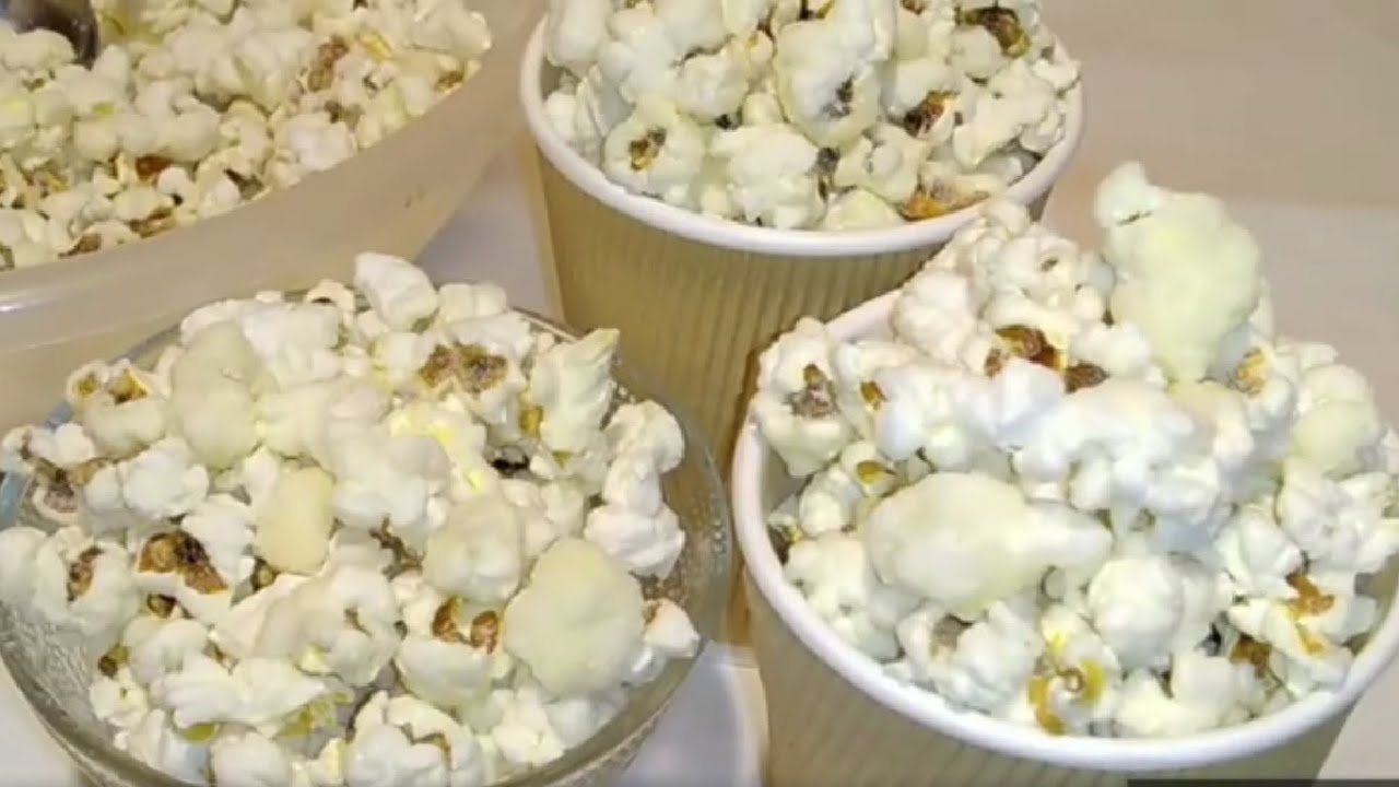 Mélangez un peu de Lait en poudre avec du Caramel+du maïs et vous obtiendrez du très bon Popcorn