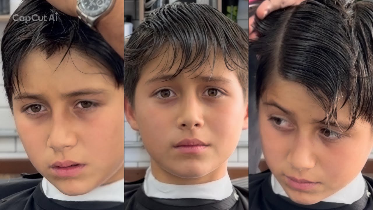 Quedó sorprendido 😮 ✂️✂️ #barber #haircut #cambiodelook #hairstyle #transformation 