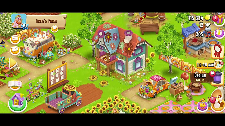 Hay day (Day 8) gift from Greg's farm Location