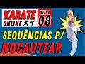 Karate online  aula 08 como nocautear o agressor com sequncia de chutes e socos na luta