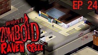 High Risk Gas Station |Project Zomboid - Return To Raven Creek - High Population-B41-Modded
