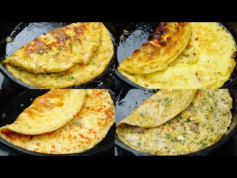 5 Types Of Egg Omelette Recipes | 5 రకాల ఎగ్ ఆమ్లెట్ కేవలం 10నిమిషాల్లో చేయండి|How to Make #Omelette | Hyderabadi Ruchulu