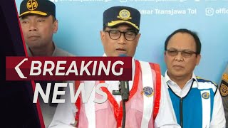 BREAKING NEWS - Menhub Budi & Kakorlantas Tinjau Puncak Arus Balik Lebaran 2023 di Tol Cikatama