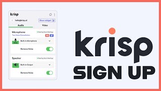 How to Sign Up Krisp AI Account 2024? Open/Create Krisp AI Account