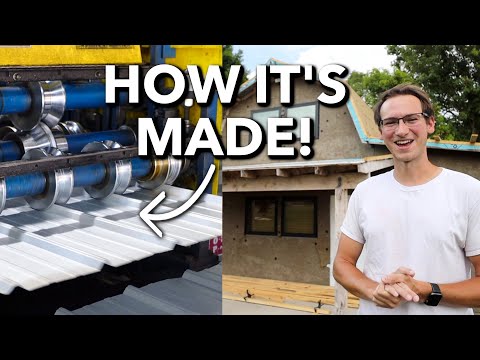 Our Best Buy Metals Roof Arrives! (factory Tour & Color Revealed) | Abandoned Shed To Tiny House