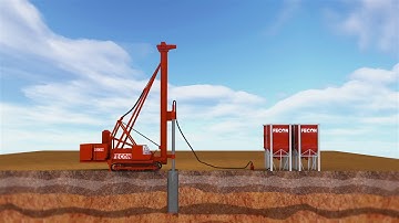 Thi công cọc xi măng đất