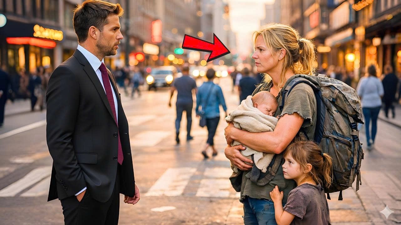 Ein Millionär trifft seine Kindheitsfreundin mit zwei Kindern wieder... und was sie enthüllt, ist...