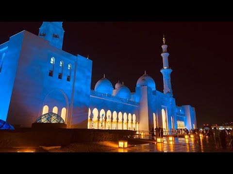 🕌Sheikh Zayed Grand Mosque/The Beautiful in the wold/Abu Dubai Travel Guid/Wold Beautiful Mosque