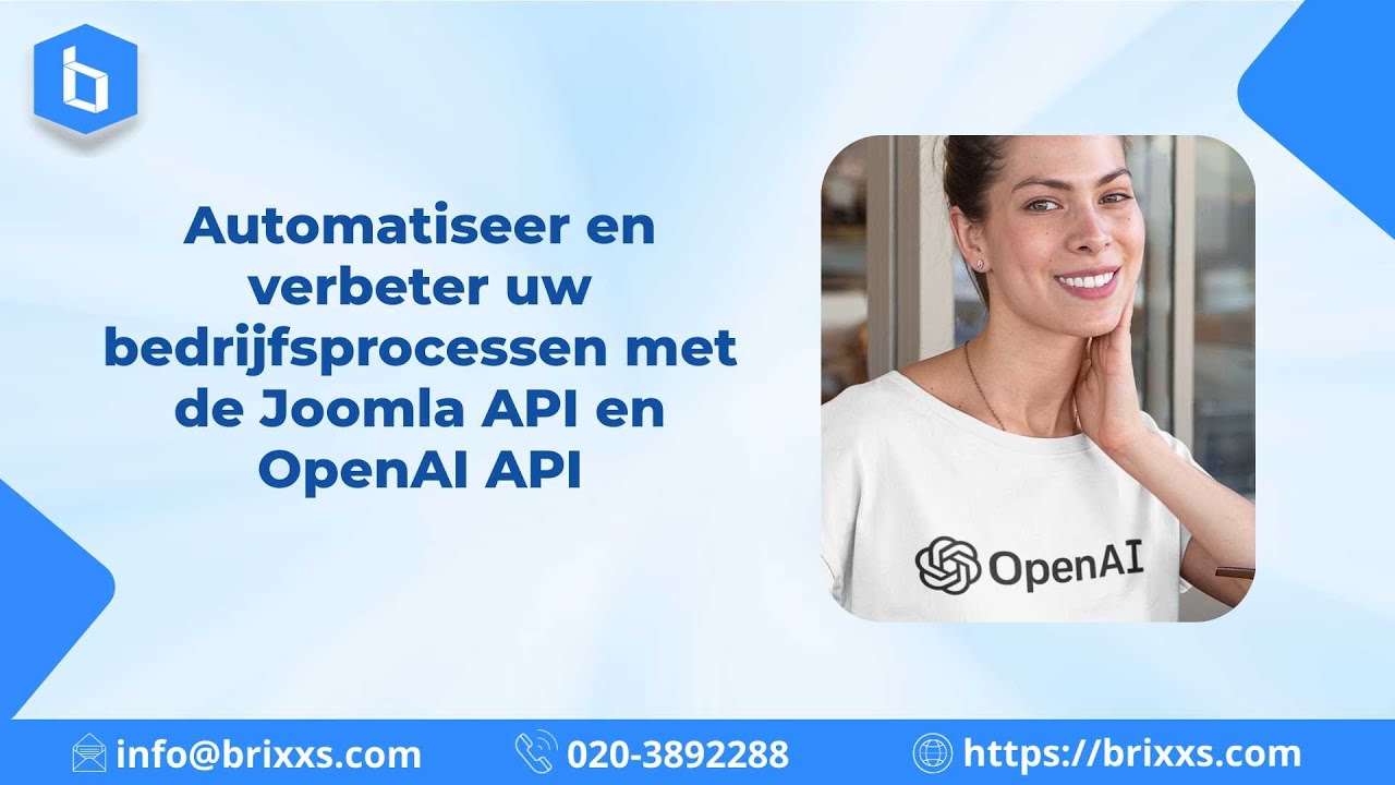 Automatiseer en verbeter uw bedrijfsprocessen met de Joomla API en ...