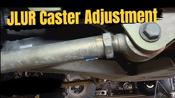 How to adjust Jeep wrangler JLUR JL caster !