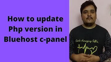 How to update php version in Bluehost through c-panel