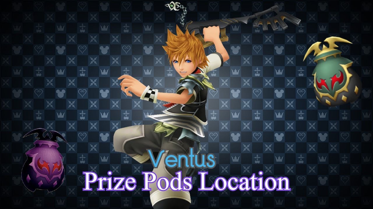 Kingdom Hearts 1.5 + 2.5 Birth By Sleep Ventus Prize Pod Locations