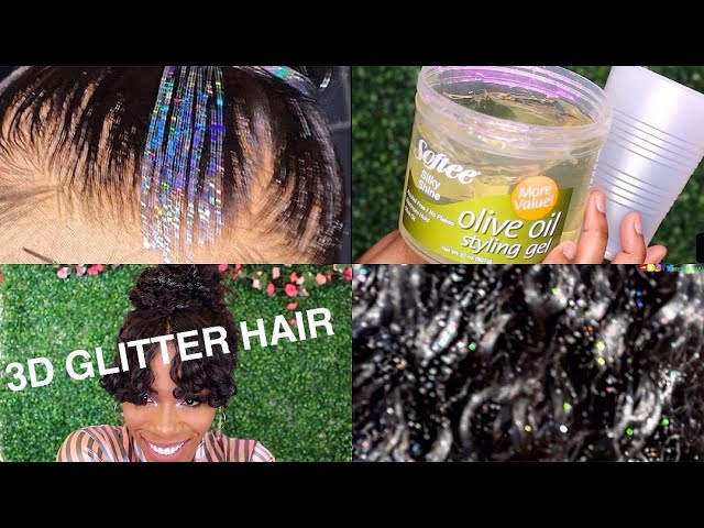 DIY Glitter Hair Gel For When You Are Feeling Festive - All Created