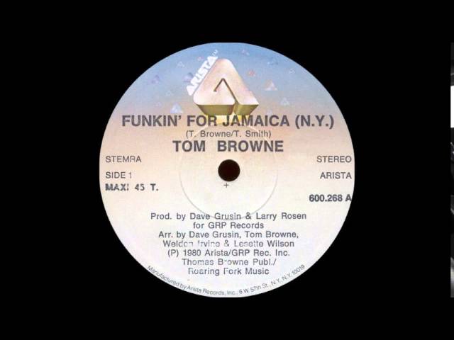 TOM BROWNE - Funkin' For Jamaica (N.Y.) [Long Version]