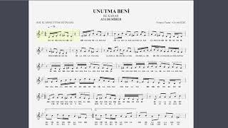 Unutma Beni̇ Ata Demi̇rer Nota
