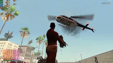 Testing ragdoll bullet physics in #GTA San Andreas