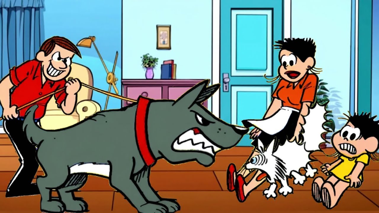 O PAI DA MAGALI NÃO GOSTA DE GATOS | GIBIS DUBLADOS DA TURMA DA MÔNICA