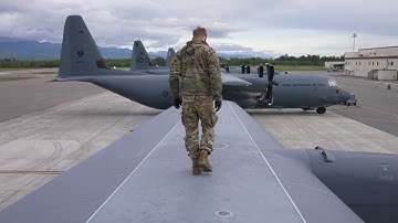 C-130 Low Level sitting on the Ramp!