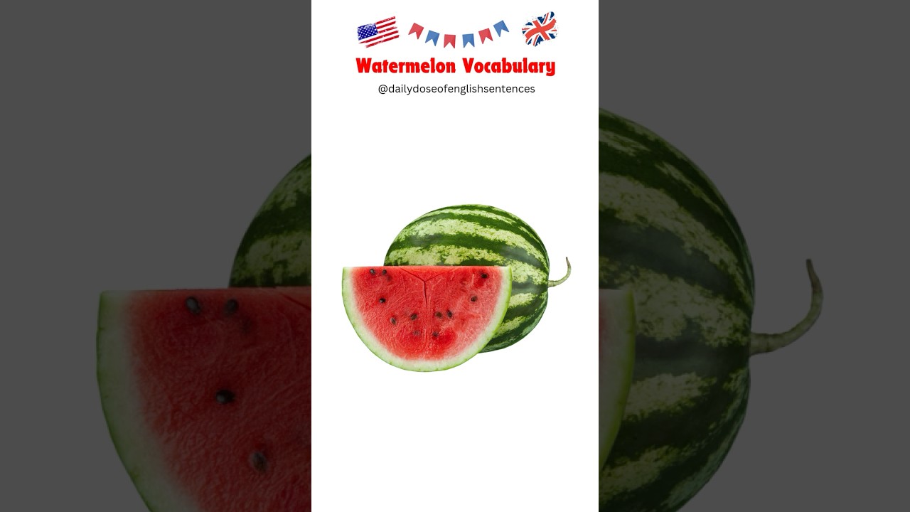 Watermelon in English 