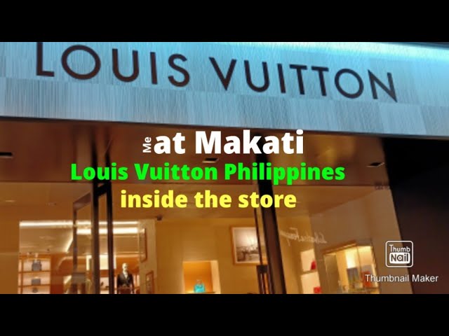 LOUIS VUITTON MAKATI CITY, PHILIPPINES/INSIDE THE STORE/BAGS AND