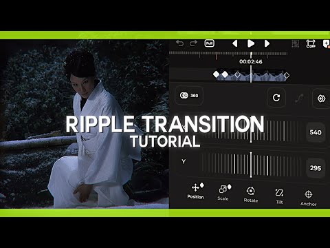 Ripple transition tutorial | Blurrr App!