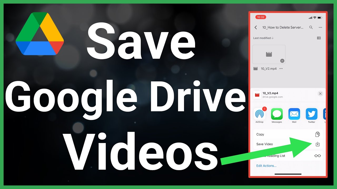 How to save videos from Google Drive to iPhone (3 ways)