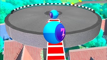 Rolling Ball Sky Escape - Gameplay SpeedRun Mobile Game All Levels 46 - 57