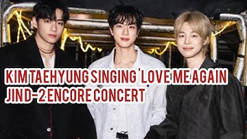  ARMYs in Tears! V Performs Live Again After 2 Years | BTS V at Jin Encore Concert 💜