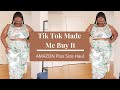 AMAZON Plus Size Favorites Fashion Haul | Tik Tok Fashion Finds