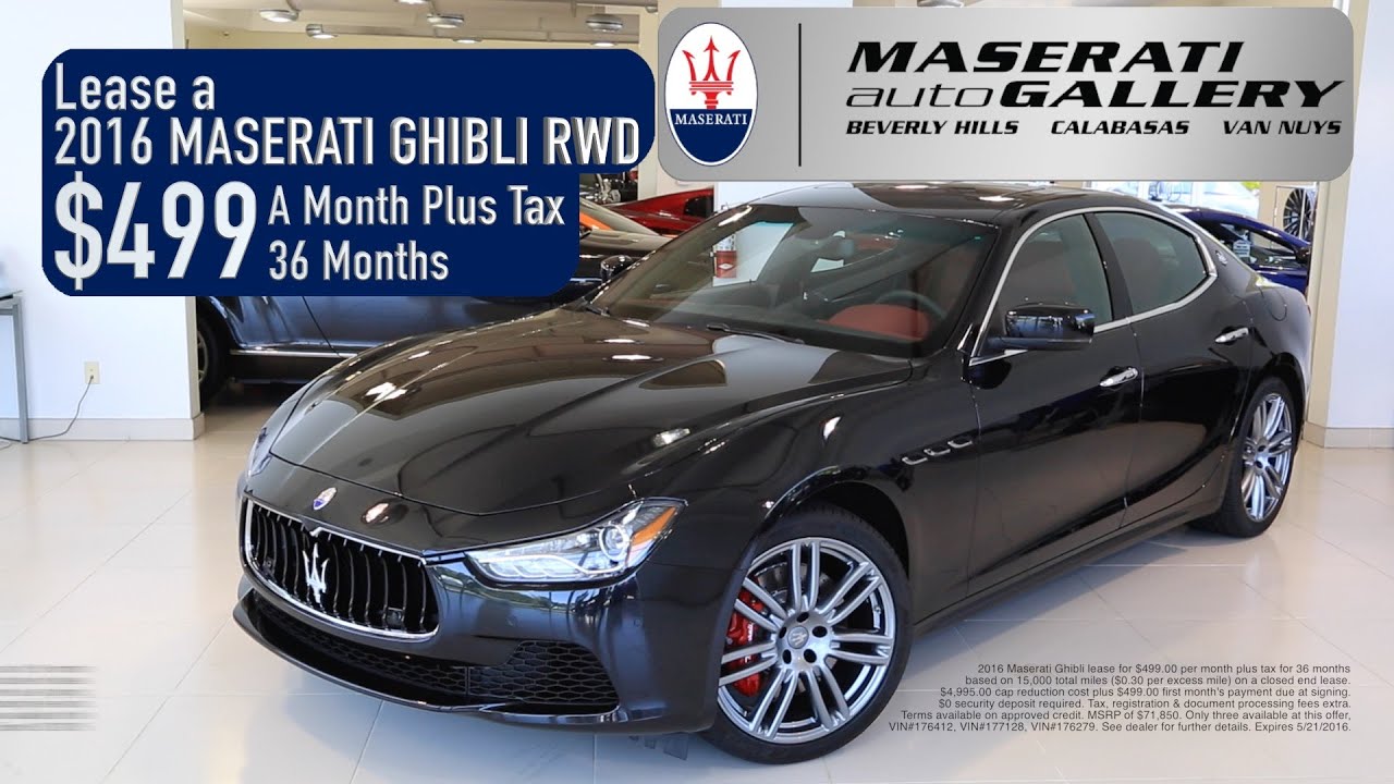 Maserati Ghibli Lease Special You Maserati Ghibli Lease Special