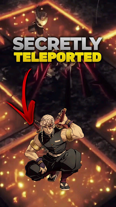 Why didn't Tengen go to the infinity castle? Demon Slayer Explained #demonslayer #shorts