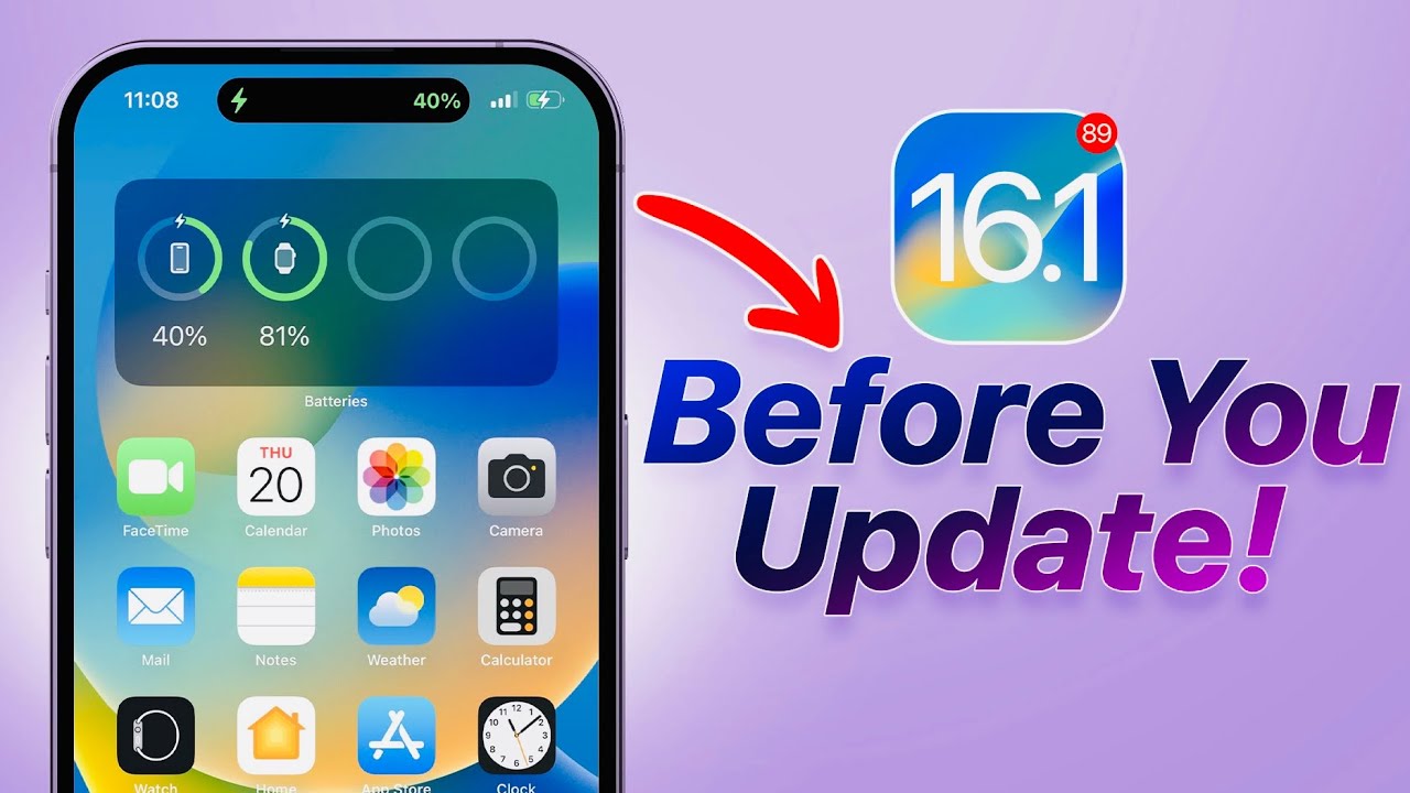Watch This Before You Update To iOS 16.1 ⚠️ - YouTube