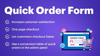 Prestashop Quick Order Form - Easy Buy In One Click V. 1.6 - 1.7 - 8.X