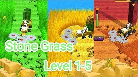 Stone Grass PART 1 - Walkthrough Guide Android Casual Game (Android, iOS) #walkthrough #gaming