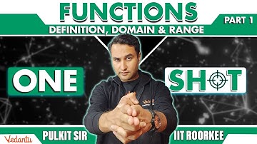 JEE 2026 | Functions Part 1 | One Shot | Class 11 | Maths | Pulkit Jain Sir